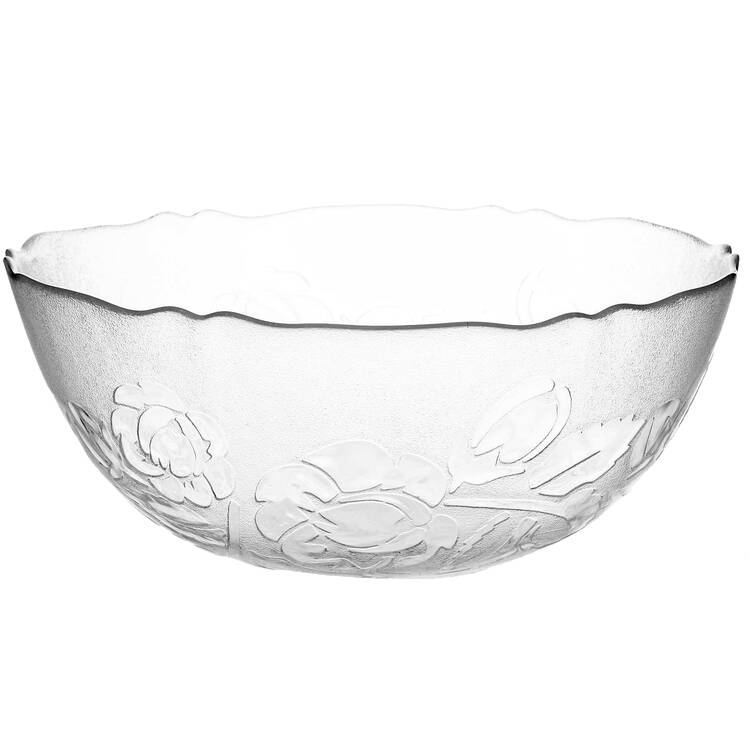 Rosa Clear 9" Salad Bowl