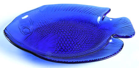 Poisson Saphir Bread & Butter Plate