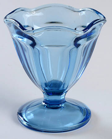 Fountainware Blue Low Sherbet