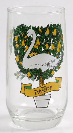 Twelve Days of Christmas 10 Oz Flat Tumbler by Anchor Hocking