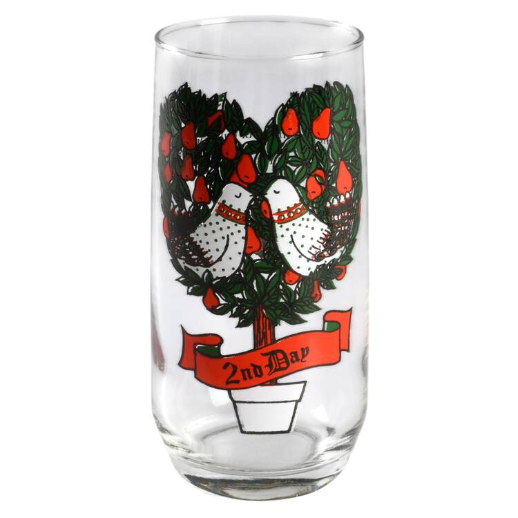 Twelve Days of Christmas 14 Oz Flat Tumbler by Anchor Hocking