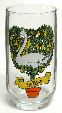 Twelve Days of Christmas 10 Oz Flat Tumbler by Anchor Hocking