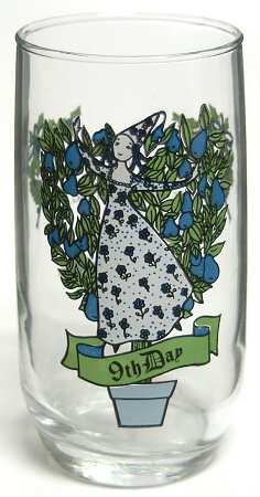 Twelve Days of Christmas 10 Oz Flat Tumbler by Anchor Hocking