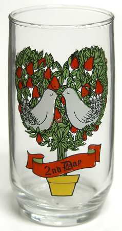 Twelve Days of Christmas 10 Oz Flat Tumbler by Anchor Hocking