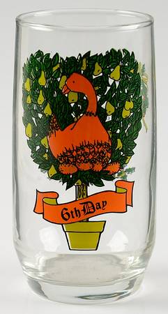 Twelve Days of Christmas 10 Oz Flat Tumbler by Anchor Hocking