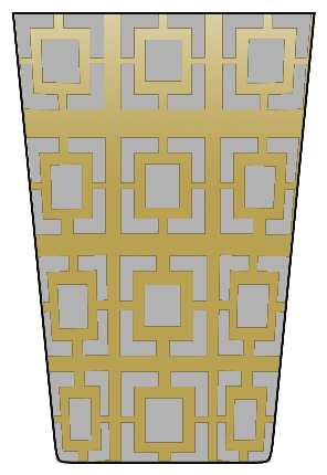 Mod Amber Flat Tumbler