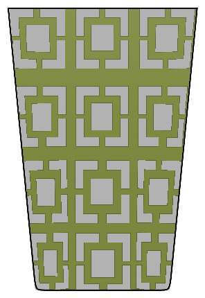 Mod Olive Green Flat Tumbler