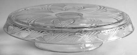 AHC66 Footed Cake Plate/One Piece Chip & Dip