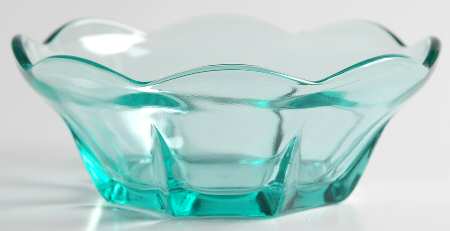 Swedish Modern Aquamarine Small Dessert Bowl