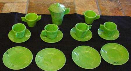 stacked disc Jade (Opaque) Child's Plate