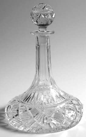 Venice Ships Decanter & Stopper