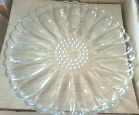 Daisy Clear Snack Plate No Cup