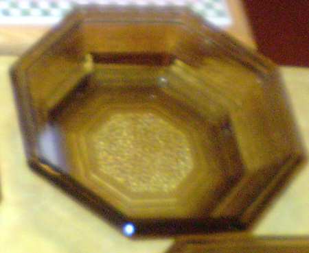 Octagon Brown Coupe Soup Bowl