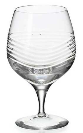 Pleated Brandy Glass