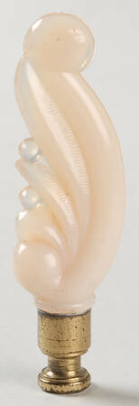 Aladdin Lamps 1/4" Thread Alacite Plume Finial