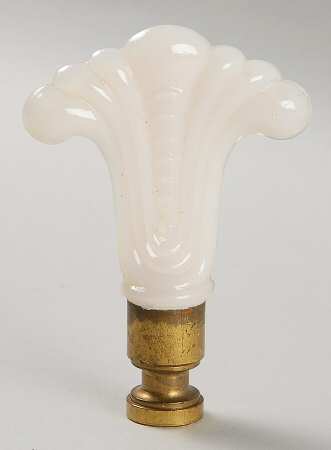 Aladdin Lamps 1/4" Thread Alacite Moonsheaf Finial