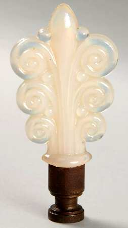 Aladdin Lamps 1/4" Thread Alacite Scroll (Bouquet) Finial