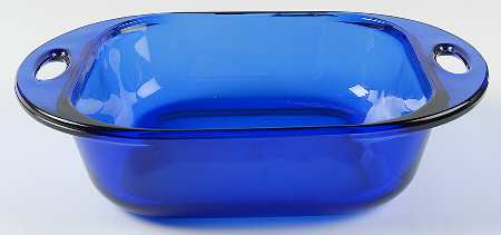 Premium Cobalt Blue 8" Square Baker