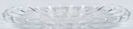 Classic Clear Snack Plate No Cup