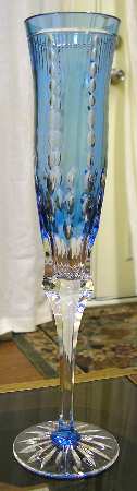AJC26 Light Blue Fluted Champagne