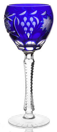 ANN11 Cobalt Blue Hock Wine