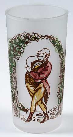 Charles Dickens Characters Flat Tumbler