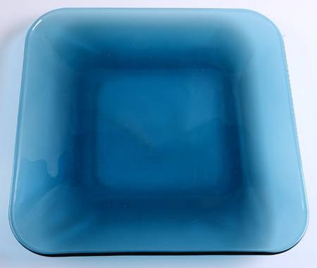 Rio Coastal Blue Square Dinner Plate