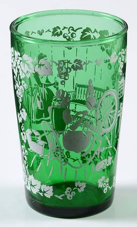Spinning Wheel&Churn 6 Oz Flat Tumbler