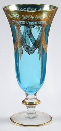 Medici Turquoise Fluted Champagne