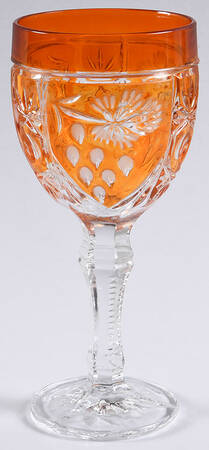 Asti Orange Water Goblet