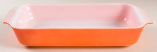 Rainbow Tangerine 12" Rectangular Baker