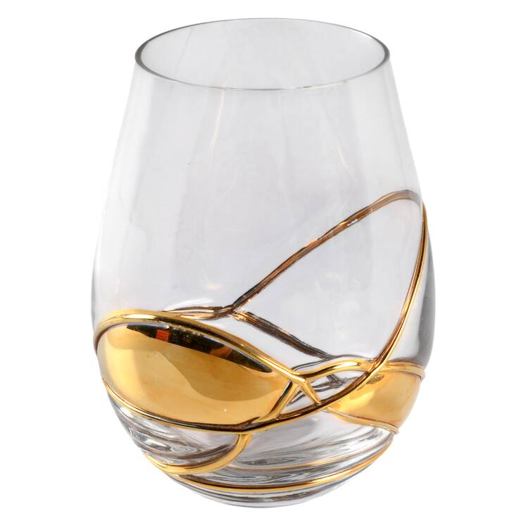 Glimmer Wrapped 16 Oz Flat Tumbler