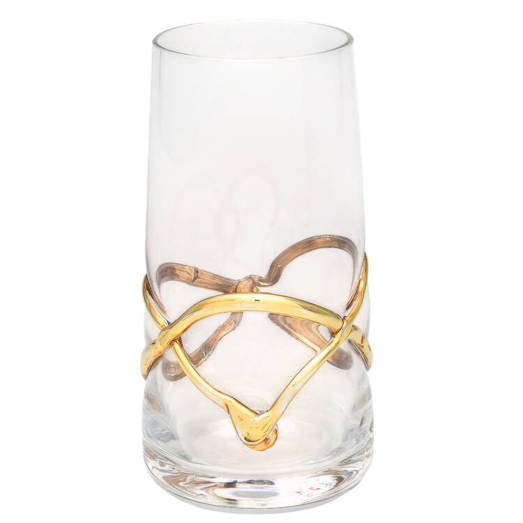 Glimmer Wrapped Highball by Anthropologie Glass