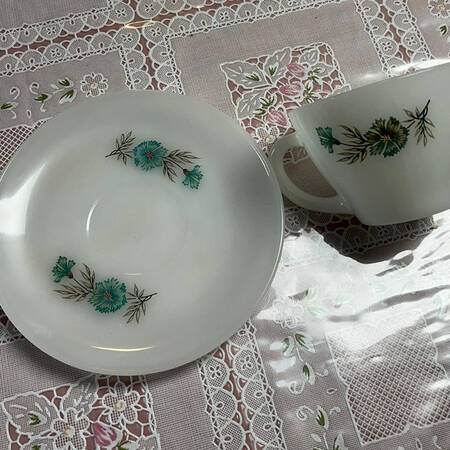 Floral Premium Cups & Saucers Cup and Saucer Set