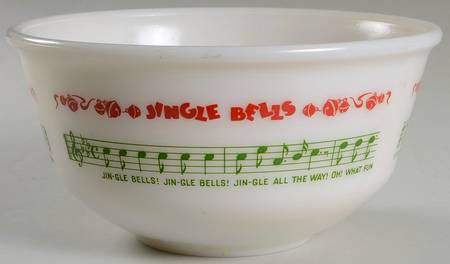 Jingle Bells 9" Round Bowl
