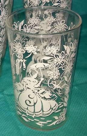 Colonial Lady White 11 Oz Flat Tumbler