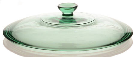 Oven Basics Green 2 Quart Round Covered Casserole, Lid Only