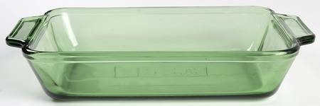 Oven Basics Green 9" Rectangular Baker