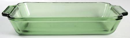 Oven Basics Green 11" Rectangular Baker