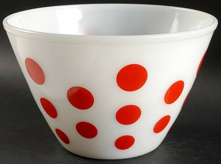Red Dots 9" Mixing Bowl