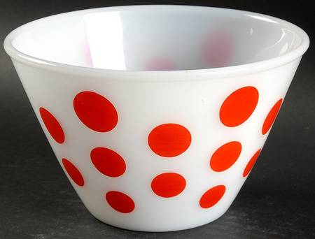 Red Dots 6" Mixing Bowl
