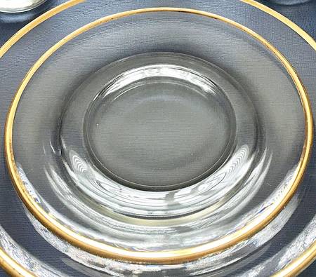 Gold Edge & Hairline Bread & Butter Plate