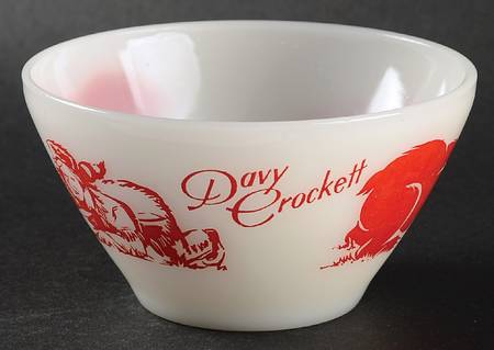 Davy Crockett Child's Bowl
