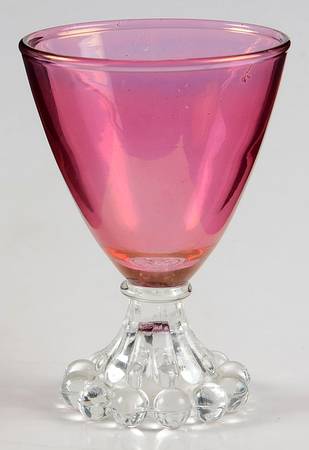 Berwick-Boopie-Cranberry Flash Wine Glass