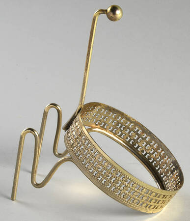 Festive Metal Holder for Chip & Dip