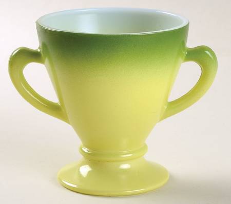 Informal Green and Yellow Footed Open Sugar