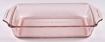 Laurel Embossed Rosewater 13" Rectangular Baker
