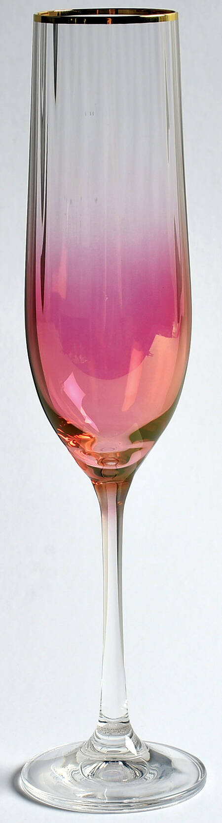 Waterfall Pink Fluted Champagne