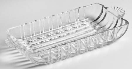 A560 Clear 8" Rectangular Relish