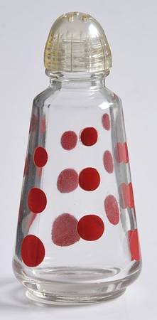 Red Dots Shaker & Plastic Lid